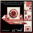 Easelcard with a Swing Red 739