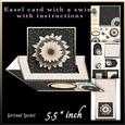 Easelcard with a Swing Black 739