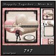Happily Together Hearts Card Kit Soft Pink Beige 749