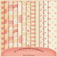 Soft Colors Baby Girl Backingpaper Kit 153