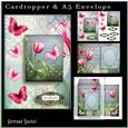 Cardtopper with Matching Envelope Tulip 864