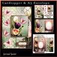 Cardtopper with Matching Envelope Tulips 867