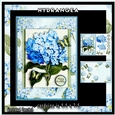 Hydrangea Cardtopper Minikit blue 881