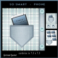 Smartphone Male Card topper 912
