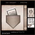 Smartphone Male Card topper 914