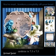 Wonderland Youre mad bonkers completly off your head topper rabbit 916