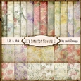 Vintage Flowers Background It is time for flowers 139 II