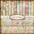 Vintage Flowers Background It is time for flowers 139 III