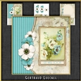 Vintage flowers and butterflies 1064