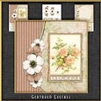 Vintage flowers and butterflies 1065