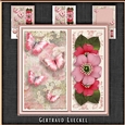 Vintage Wildrose Butterflies and Doilies 1126