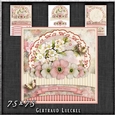 Vintage Pastel Shabby Chick Card Kit Rose 1196
