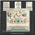 Vintage Pastel Shabby Chic Card Kit Blue 1197