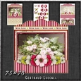 Vintage Stripes Lilacs and Roses soft colours 1231