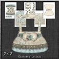 Vintage Handbag Card with matching envelope 1233