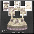 Vintage Handbag Card with matching envelope 1235