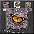 Beautiful Wreath Butterfly Card Topper 1242