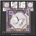Vintage Lace Flowers Butterfly Mothers Day Card Kit 1249