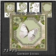 Vintage Lace Flowers Butterfly Birthday Card Kit 1250