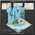 Vintage Easel 100th Birthday Card Kit 1180