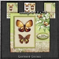 Vintage Flowers Butterflies and Lace 1275