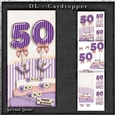 Vintage DL 50th Purple Birthday Topper Cardkit 1294