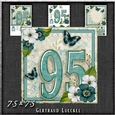 Vintage Birthday 95 Card Topper Kit 1190