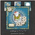Christmas New Year Lamb Card Topper 1333