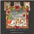 Christmas Puppy Love Card Topper 1332