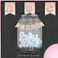 Numbers and Alpha-Banner 1344 pink