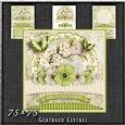 Vintage Pastel Shabby Chick Card Kit Green 1354