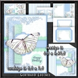 Spring is coming Card Kit with envelope and a little box 1402