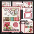 Spring is coming Card Kit with envelope and a little box 1404