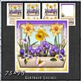 Flower Window Spring Daffodil Card Kit 1422