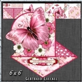Beautiful Pink Butterfly and flower Easel with a Twist 1428a pink