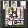 Vintage Shabby Floral Card Kit 1485