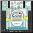 Zodiac Funny Pisces Card Kit 1491