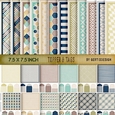 12 Masculin Card Base With Tags 1490