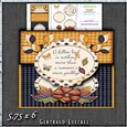 Flying Easel Autumn Fall Card 1506