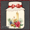 Mason Jar Shaped Card 1523