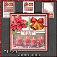 Christmas Candles Card Topper Kit 1522
