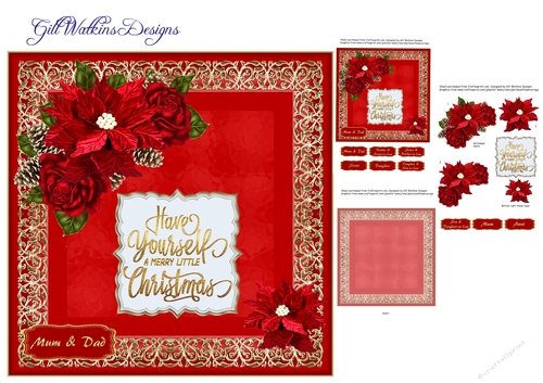 Merry Little Christmas Red