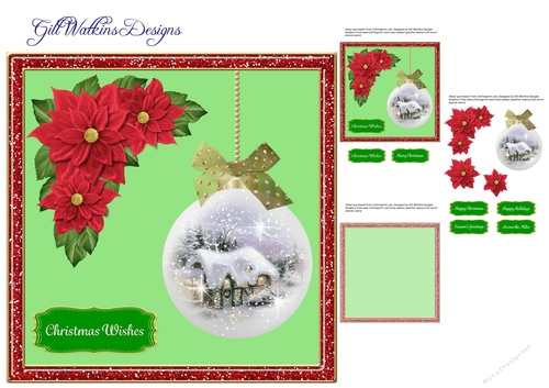 Flower and Bauble Christmas