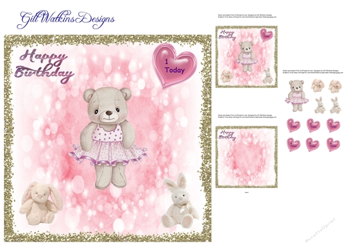 Teddy Girl Birthday 3