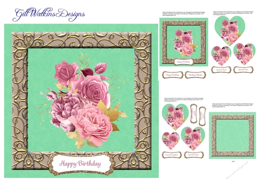 Pink & Gold Bouquet