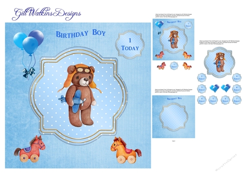 Blue Birthday Boy
