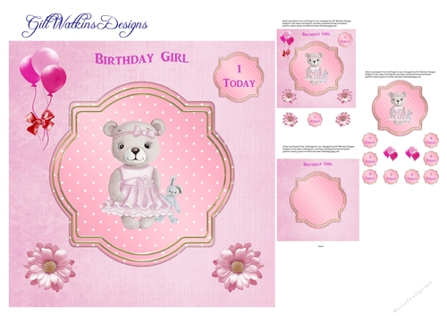 Pink Birthday Girl