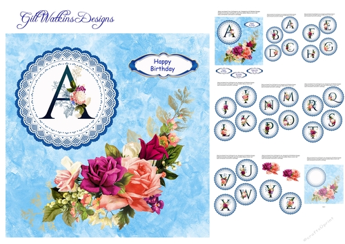 A to Z Card Toppers