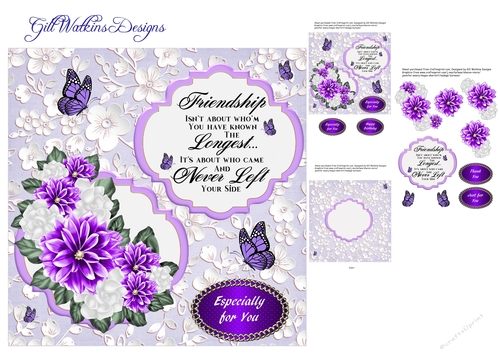 Friendship Quote Lilac