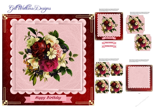 Birthday Bouquet Pyramage 4